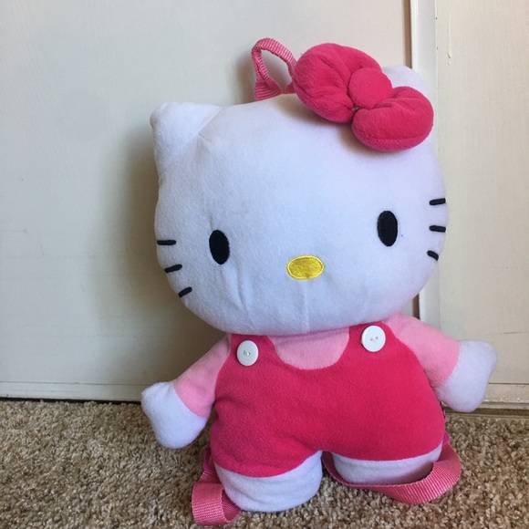 hello kitty plush backpack